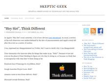 Tablet Screenshot of geek.skepticgeek.com
